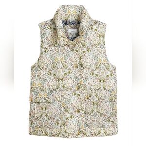 J. Crew Puffer vest in Liberty® Tapestry floral with PrimaLoft®